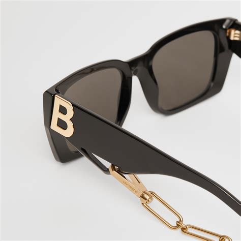 burberry glasses with b on side|who makes Burberry glasses.